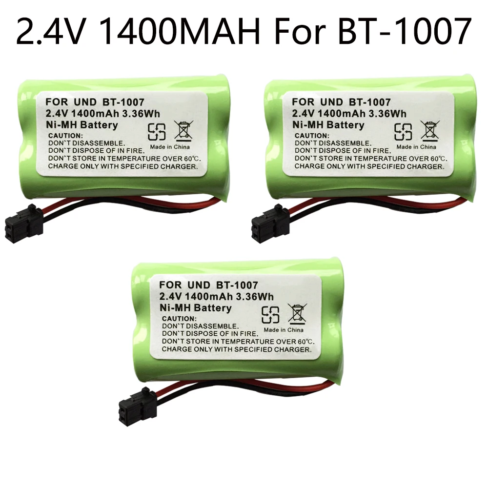 Батерия за БТ-1007 BT-105 Взаимозаменяеми блок BT1015 BT904 DCX150 EXP370 B730 CPH479B 2,4 V 1400mAh NiMH акумулаторна батерия за безжичен телефон