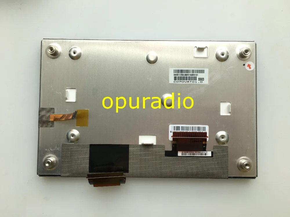 Оригинален AUO 7-инчов LCD дисплей C070VAT01.0 C070VAT01 с конденсаторным сензорен екран за кола DVD GPS навигация LCD модули